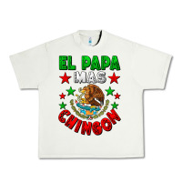 Pistachio El Papa Mas Chingon Mexican Urban Heavy Tee - LillyAllenDesigns