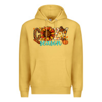 Antique Gold Cozy season Thanksgiving Premium Hoodie - NancyCooperArtShop