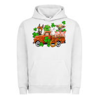 Pigment Lunar Rock St. Patrick's farm animals and truck Urban Hoodie - OliviaCreatesArt