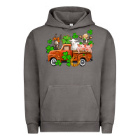 Pigment Tornado St. Patrick's farm animals and truck Urban Hoodie - OliviaCreatesArt