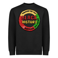 Black honoring the past inspiring future Heavyweight Sweatshirt - MaliasSmallBusiness