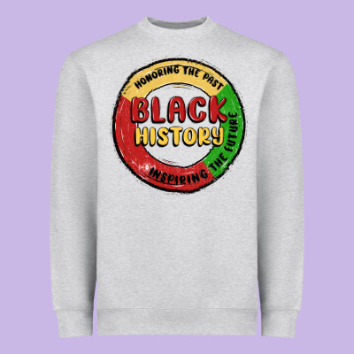 Honoring The Past Inspiring Future Heavyweight Sweatshirt Designed By Maliassmallbusiness