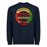 Navy honoring the past inspiring future Heavyweight Sweatshirt - MaliasSmallBusiness