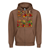 Chestnut a black women is speaking listen and learn Zipper Hoodie - LillyAllenDesigns