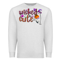 Oatmeal Heather wicked cute Premium Sweatshirt - NancyCooperArtShop