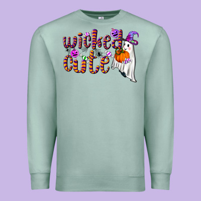 Wicked Cute Premium Sweatshirt Designed By Nancycooperartshop