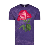 Cloud Purple Love At First Sight Rose Vintage Tee - LillyAllenDesigns