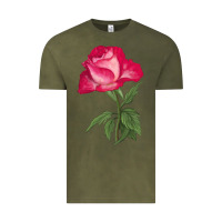 Vintage Olive Love At First Sight Rose Vintage Tee - LillyAllenDesigns