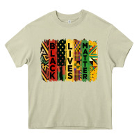 Mossy junetheenth black livesmatter brush stroke Heavy Core Tee - HRA Design Shop