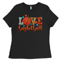 Black love basketball Ladies Tee - Zillion Design Studio