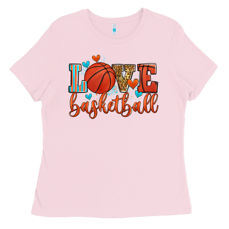 Love Basketball Ladies Tee by Zillion Design Studio | Teevron