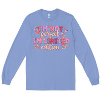 Colony Blue i'm not perfect i'm limited edition Long Sleeve Tee - MaliasSmallBusiness
