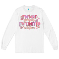 White i'm not perfect i'm limited edition Long Sleeve Tee - MaliasSmallBusiness