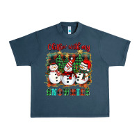 Midnight Navy chillin with my snowies Urban Heavy Tee - BarkalooDesign