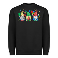 Black autism gnome Heavyweight Sweatshirt - MaliasSmallBusiness