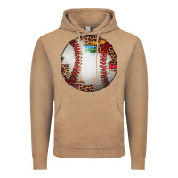 Vintage Coffee western baseball leopard serape pattern Vintage Hoodie - Artiststas