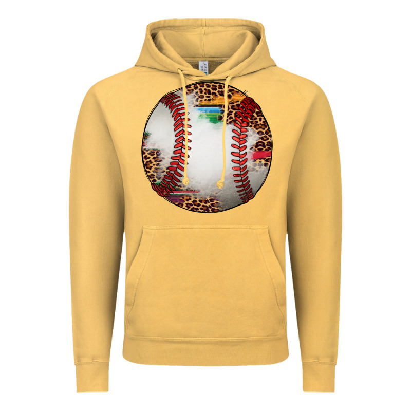 Western Baseball Leopard Serape Pattern Vintage Hoodie by Artiststas | Teevron