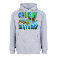 Heather Grey cruisin' for my birthday Heavyweight Hoodie - texasbilliewilder