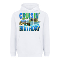 White cruisin' for my birthday Heavyweight Hoodie - texasbilliewilder