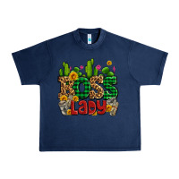 Navy boss lady with money and cactus Urban Heavy Tee - AdoDesignShop