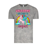Cloud Rock unicorns are born in august Vintage Tee - Jasminsmagicworld