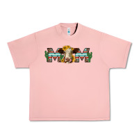 Salmon sunflower hereford cattle and cactus  mom Urban Heavy Tee - Jasminsmagicworld