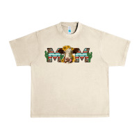 Sandshell sunflower hereford cattle and cactus  mom Urban Heavy Tee - Jasminsmagicworld