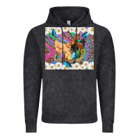 Vintage Black easter farm chicken chick rooster daisys butterfly sunflower eggs glit Vintage Hoodie - Artiststas