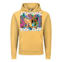 Vintage Mustard easter farm chicken chick rooster daisys butterfly sunflower eggs glit Vintage Hoodie - Artiststas
