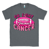 Charcoal Heather go fight tackle cancer Classic Tee - MaliasSmallBusiness