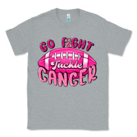 Heather Grey go fight tackle cancer Classic Tee - MaliasSmallBusiness