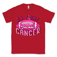 Red go fight tackle cancer Classic Tee - MaliasSmallBusiness