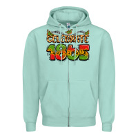 Seafoam celebrate 1865 juneteenth Zipper Hoodie - LillyAllenDesigns
