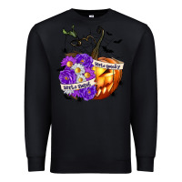 Black Sorta Sweet Sorta Spooky Premium Sweatshirt - texasbilliewilder