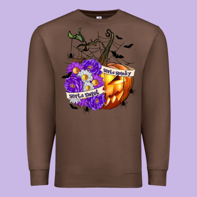 Sorta Sweet Sorta Spooky Premium Sweatshirt Designed By Texasbilliewilder
