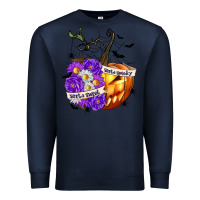 Navy Sorta Sweet Sorta Spooky Premium Sweatshirt - texasbilliewilder