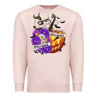 Pale Pink Sorta Sweet Sorta Spooky Premium Sweatshirt - texasbilliewilder