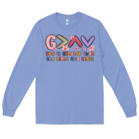 Colony Blue god is greater than the highs and lows Long Sleeve Tee - MaliasSmallBusiness