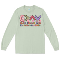Matcha god is greater than the highs and lows Long Sleeve Tee - MaliasSmallBusiness