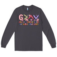 Smoke god is greater than the highs and lows Long Sleeve Tee - MaliasSmallBusiness