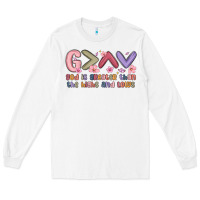 White god is greater than the highs and lows Long Sleeve Tee - MaliasSmallBusiness