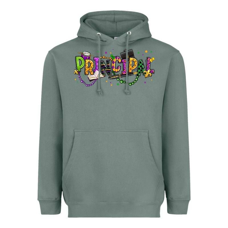 Mardi Gras Principal Heavyweight Hoodie by texasbilliewilder | Teevron