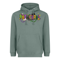 Sage mardi gras principal Heavyweight Hoodie - texasbilliewilder