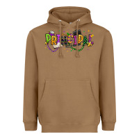 Toasted Coconut mardi gras principal Heavyweight Hoodie - texasbilliewilder