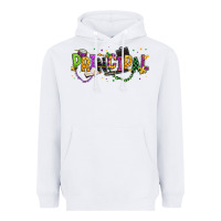 White mardi gras principal Heavyweight Hoodie - texasbilliewilder