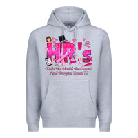 Heather Grey breast cancer hr human resources Premium Hoodie - texasbilliewilder