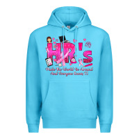 Ocean Blue breast cancer hr human resources Premium Hoodie - texasbilliewilder