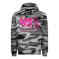 Slate Camo breast cancer hr human resources Premium Hoodie - texasbilliewilder