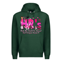 Sports Green breast cancer hr human resources Premium Hoodie - texasbilliewilder