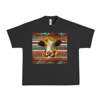 Pigment Black western sunflowers gemstone heifer Urban Heavy Tee - Jasminsmagicworld